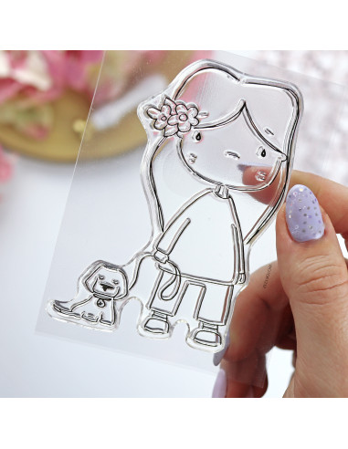 Pepa and Cholo clear stamp | Alúa Cid