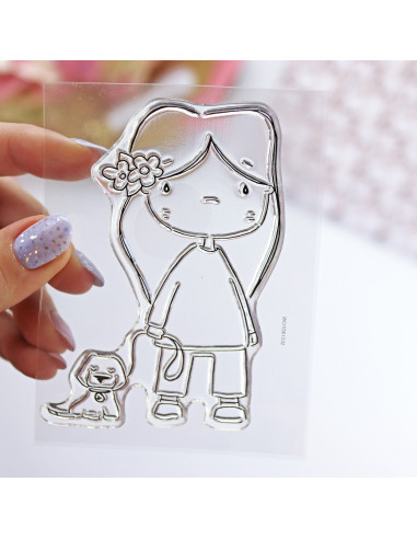 Pepa and Cholo clear stamp | Alúa Cid