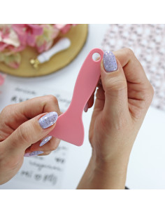 Rosa spatula for rub-ons | Alúa Cid