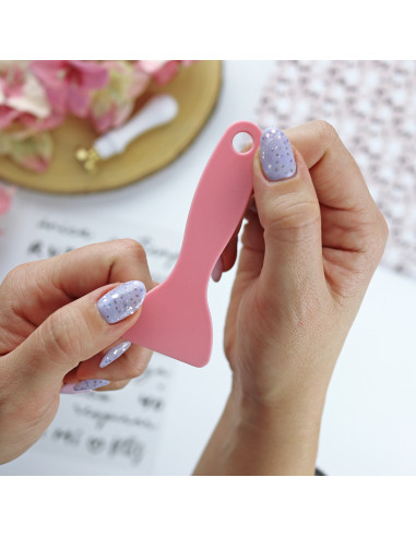 Rosa spatula for rub-ons | Alúa Cid