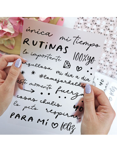 Para Mí. Black rub-ons | Rita´s Diary