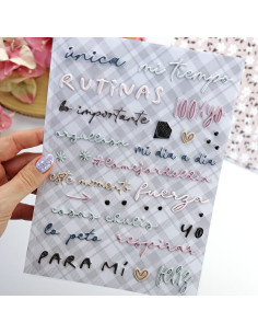 Para Mí. Colorful puffy stickers | Rita´s Diary 2