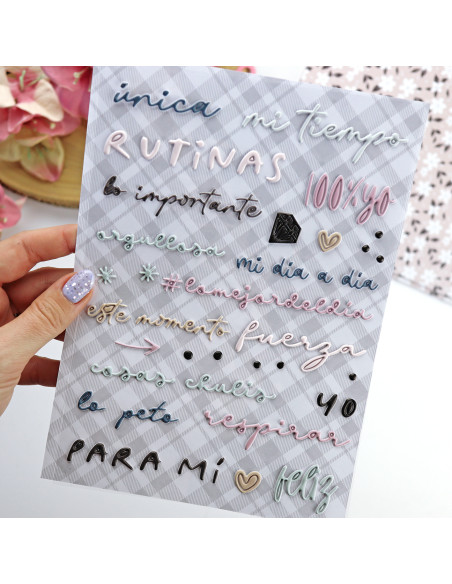 Para Mí. Colorful puffy stickers | Rita´s Diary