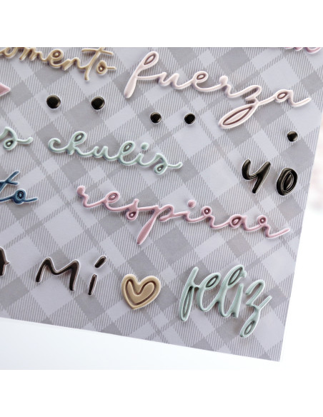 Para Mí. Colorful puffy stickers | Rita´s Diary