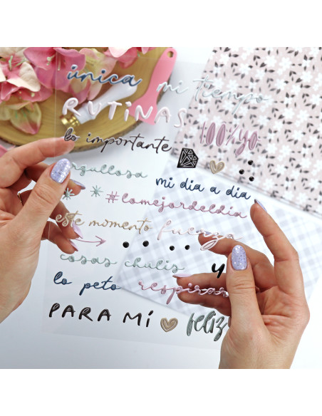 Para Mí. Colorful puffy stickers | Rita´s Diary