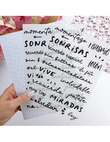 Sin Filtros. Black rub-ons | Rita´s Diary