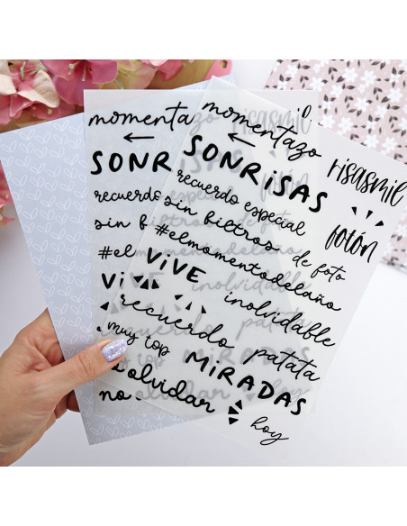 Sin Filtros. Black rub-ons | Rita´s Diary