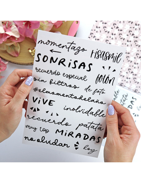 Sin Filtros. Black rub-ons | Rita´s Diary