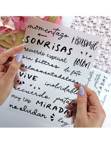 Sin Filtros. Black rub-ons | Rita´s Diary