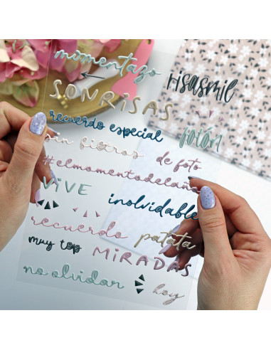 Sin Filtros. Colorful puffy stickers | Rita´s Diary