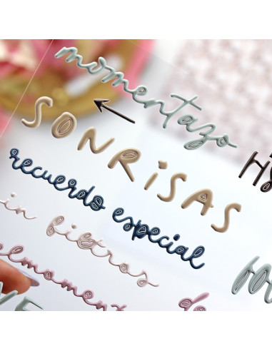 Sin Filtros. Colorful puffy stickers | Rita´s Diary