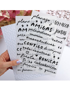 En Femenino. Black rub-ons | Rita´s Diary 2