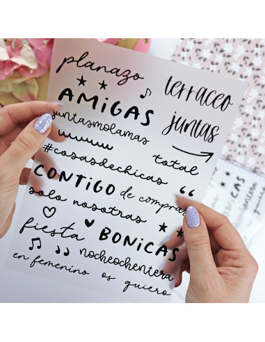 En Femenino. Black rub-ons | Rita´s Diary