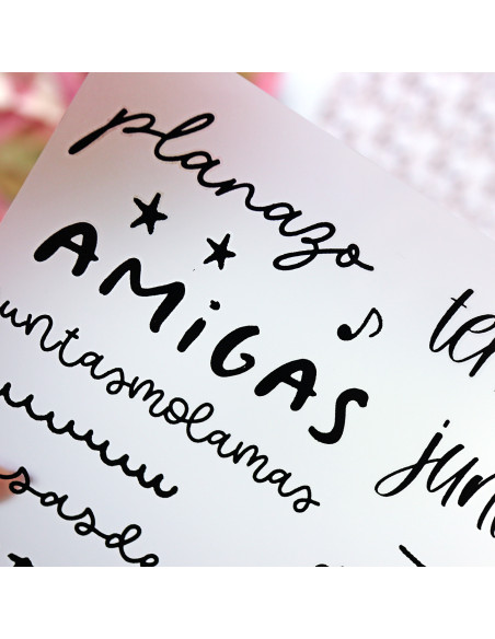 En Femenino. Black rub-ons | Rita´s Diary by Alúa Cid