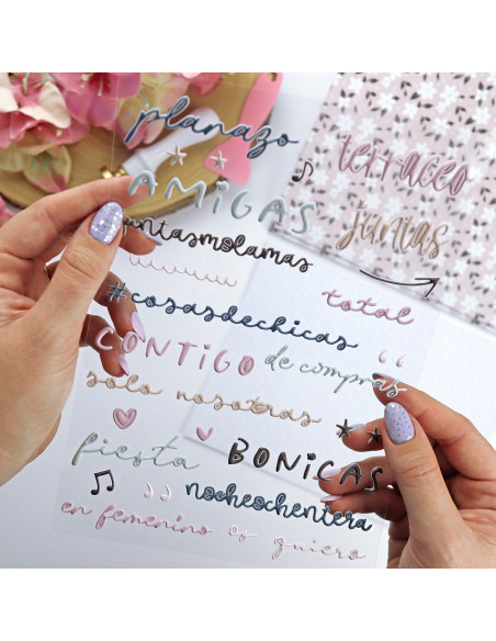 En Femenino. Colorful puffy stickers | Rita´s Diary