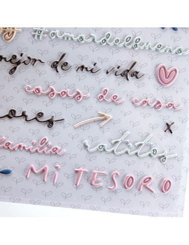 En Familia. Colorful puffy stickers | Rita´s Diary
