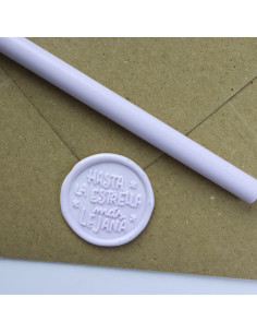 Lila pastel sealing wax stick 2
