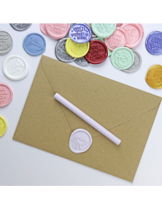 Lila pastel sealing wax stick