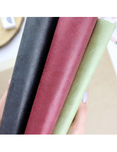 Negro color Handmade paper 32x45cm 2