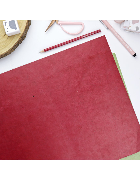 Cereza color Handmade paper 32x45cm