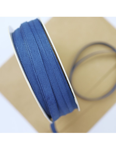 Azul índigo color linen ribbon