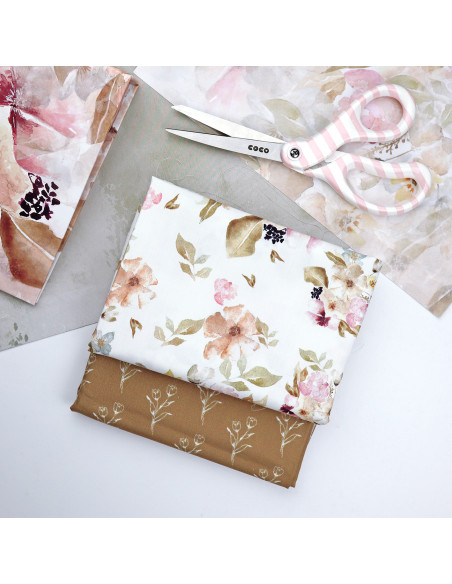 5m Floral printed fabric | Art Journal by Vero Ilustrada