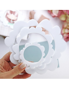 Set of 3 acrylic frames Libertad | Alúa Cid design 2