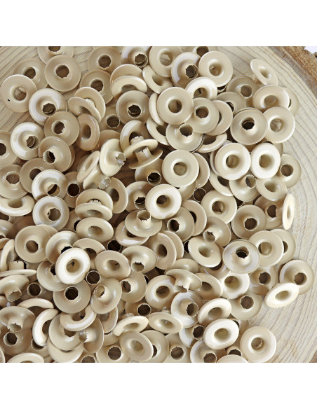 L Eyelet Beige set of 500