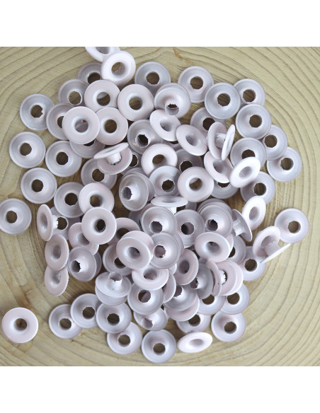 L Eyelet Rosa bebé set of 500