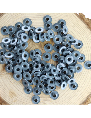 L Eyelet Antracita set of 500 L Eyelet Antracita set of 500