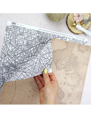 Solosiescontigo Mapas cardboard