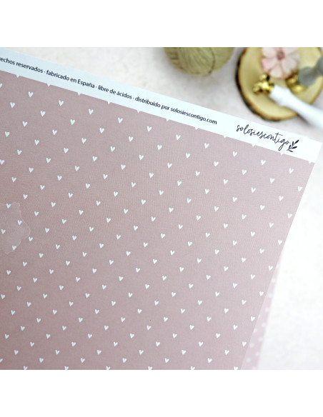 Solosiescontigo Rosas cardboard