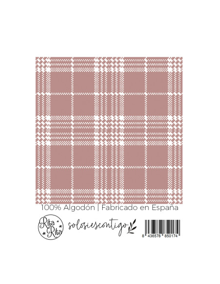 Rosa viejo Solosiescontigo | Print fabric