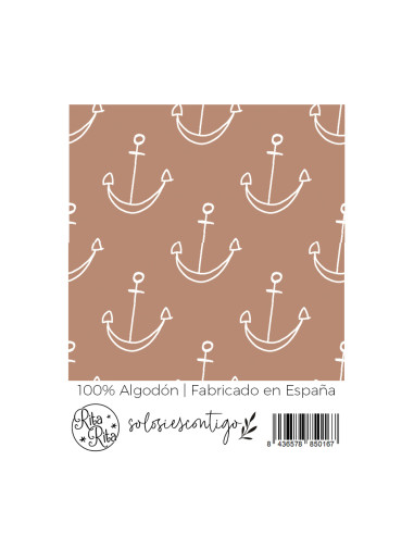 Anclas Solosiescontigo | Print fabric Anclas Solosiescontigo | Print fabric