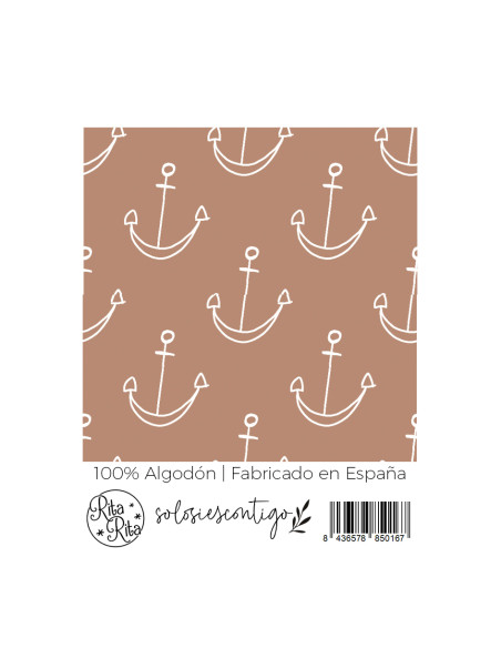 Anclas Solosiescontigo | Print fabric
