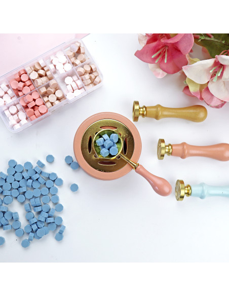Denim sealing wax pearls