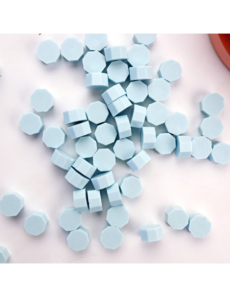 Azul bebé sealing wax pearls