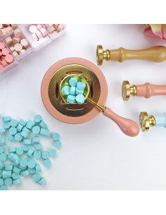 Turquesa sealing wax pearls 2