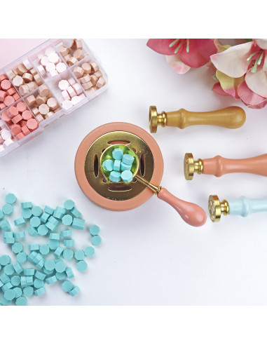Turquesa sealing wax pearls Turquesa sealing wax pearls
