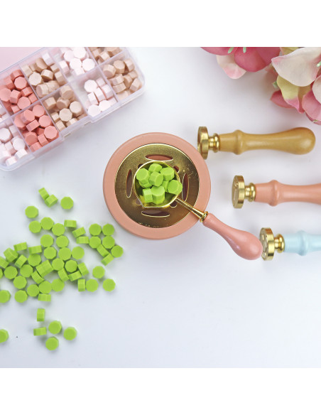 Pistacho sealing wax pearls