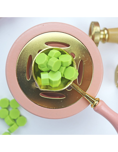 Pistacho sealing wax pearls