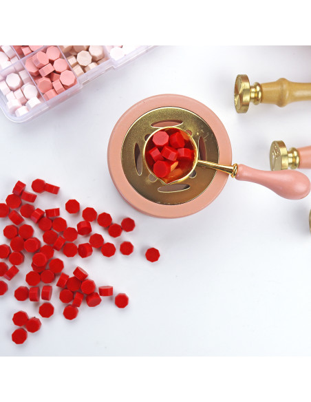 Rojo sealing wax pearls
