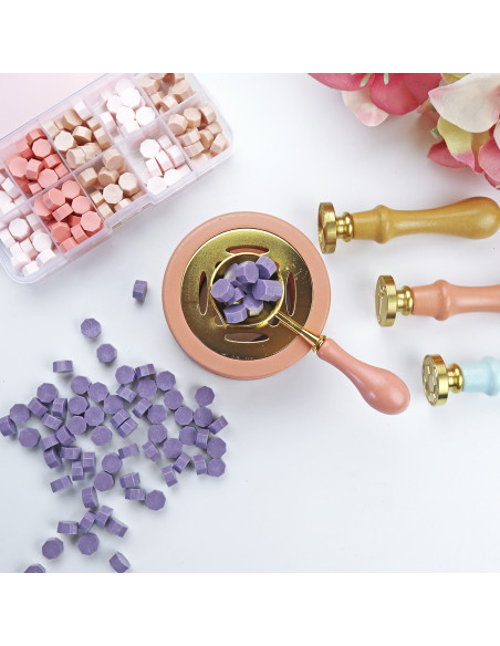 Malva sealing wax pearls