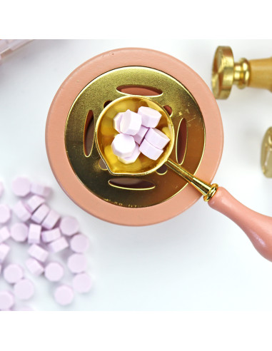 Lila sealing wax pearls Lila sealing wax pearls