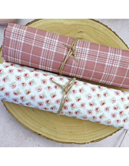 5m Rosas printed fabric | Solosiescontigo by Alúa Cid