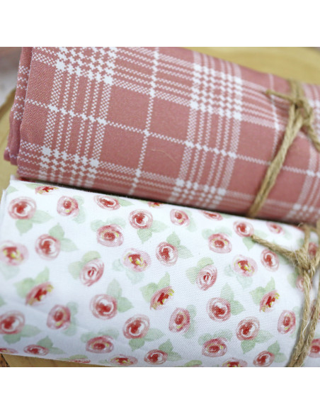 5m Rosas printed fabric | Solosiescontigo by Alúa Cid