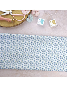 Azul printed fabric | Solosiescontigo collection 2