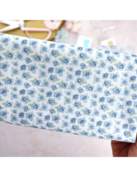 Azul printed fabric | Solosiescontigo collection