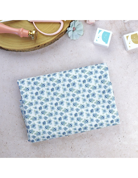 Azul printed fabric | Solosiescontigo collection