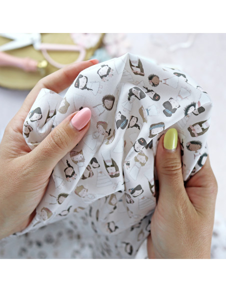 5m Princesas printed fabric | Solosiescontigo by Alúa Cid